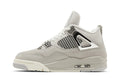 Women's Air Jordan 4 Retro 'Frozen Moments' - Pale Grey Suede & Metallic Silver