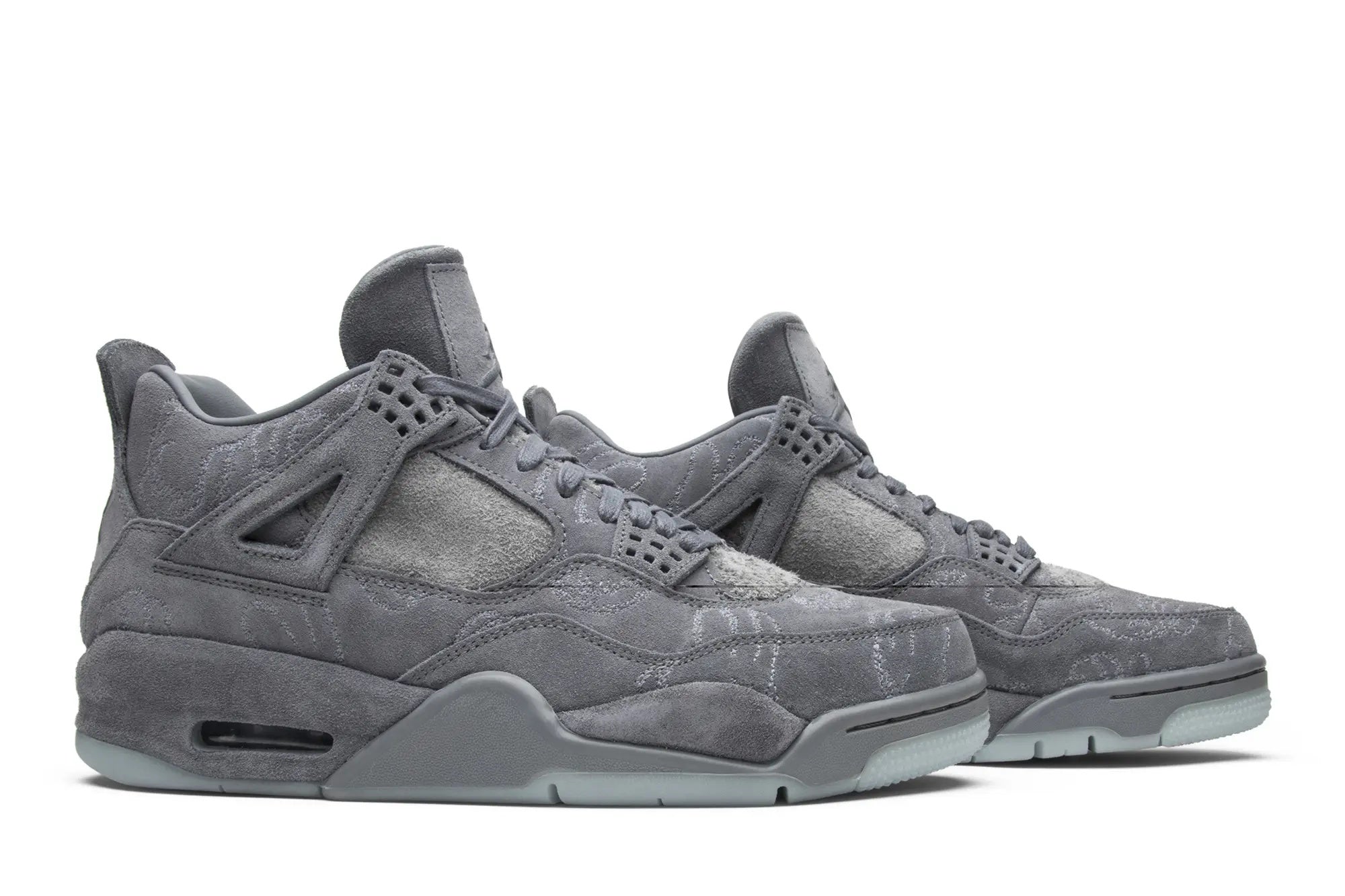 KAWS x Air Jordan 4 Retro Cool Grey - Iconic Collaboration Sneaker