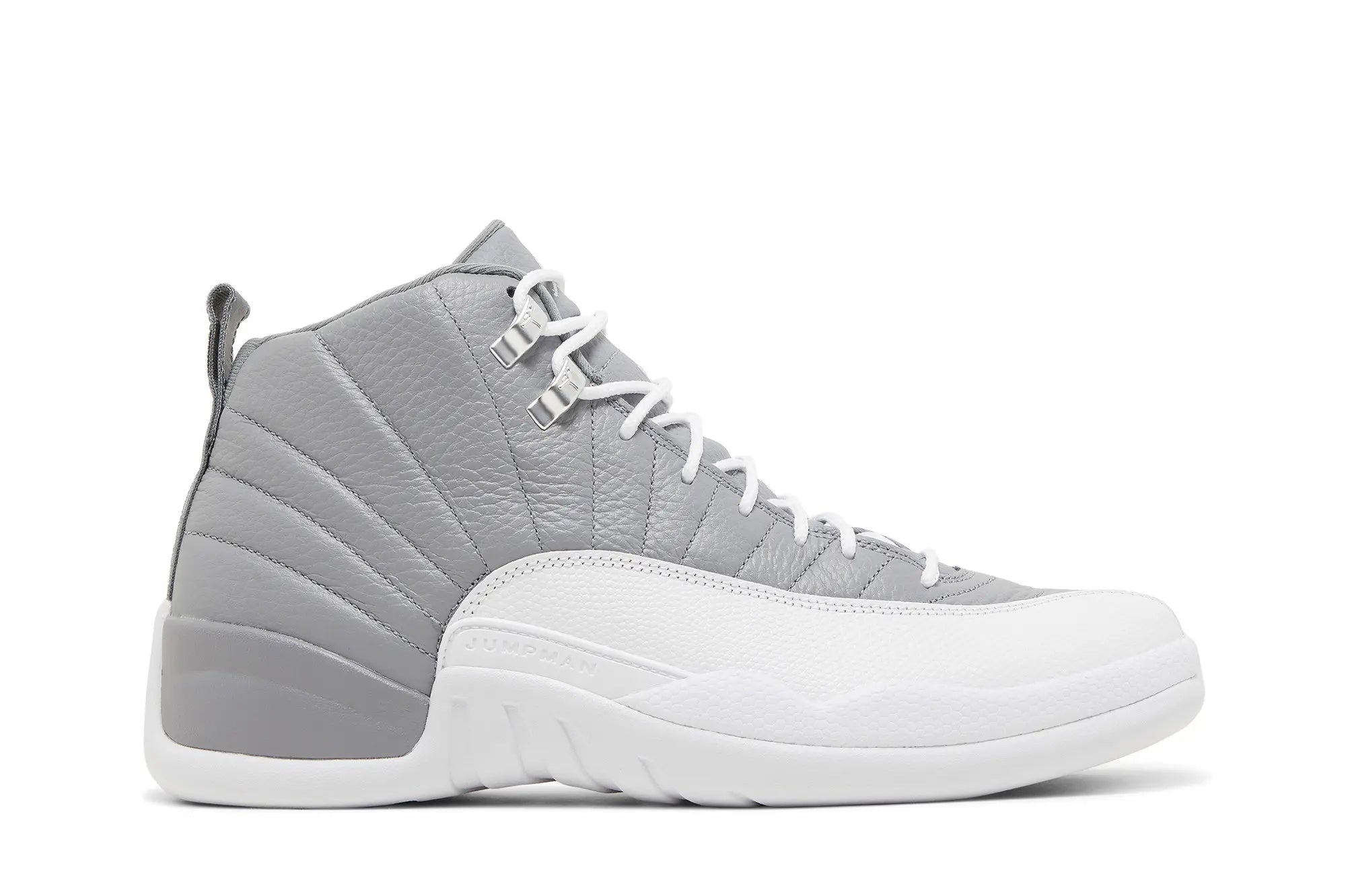 Air Jordan 12 Retro 'Stealth' - Championship Legacy in Grey & White