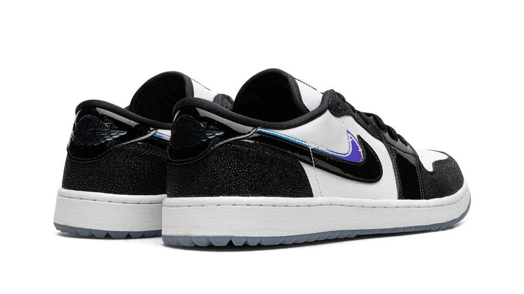 Air Jordan 1 Low Golf 'Endless Pursuit' - White & Black with Iridescent Details