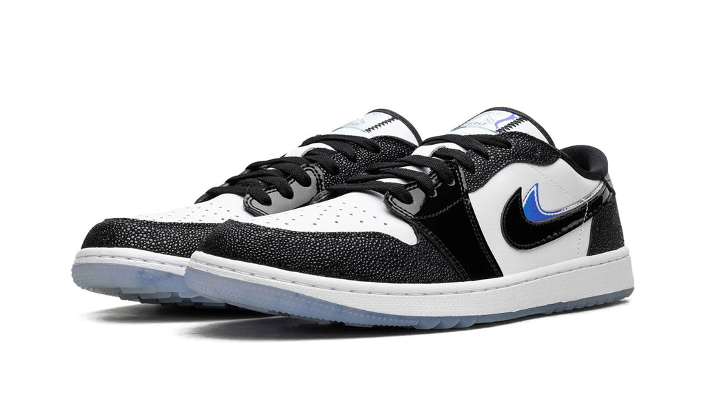Air Jordan 1 Low Golf 'Endless Pursuit' - White & Black with Iridescent Details