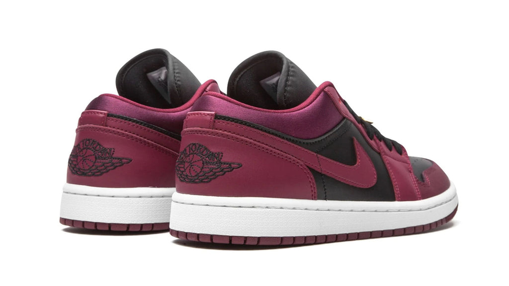 Women's Air Jordan 1 Low SE Beetroot - Luxe Low-Cut Sneaker with Gold Charm Laces