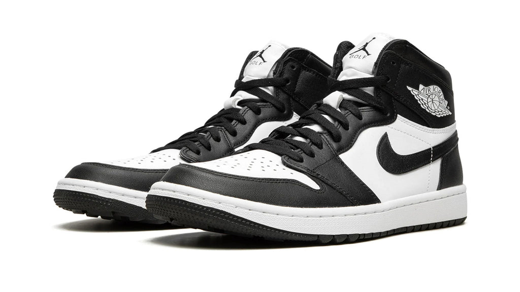 Air Jordan 1 High FlyEase Panda Black White Leather Sneakers