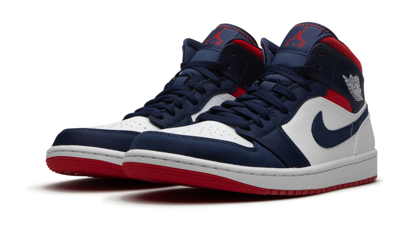 Air Jordan 1 Mid SE Olympic USA - Red, White & Blue Patriotic Sneaker