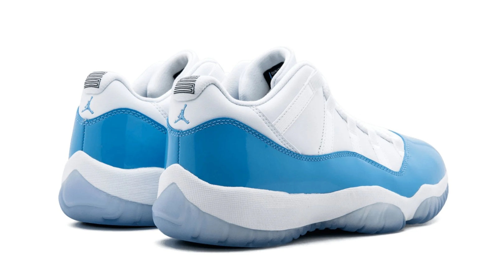 Air Jordan 11 Retro Low UNC - University Blue Patent Leather Sneaker