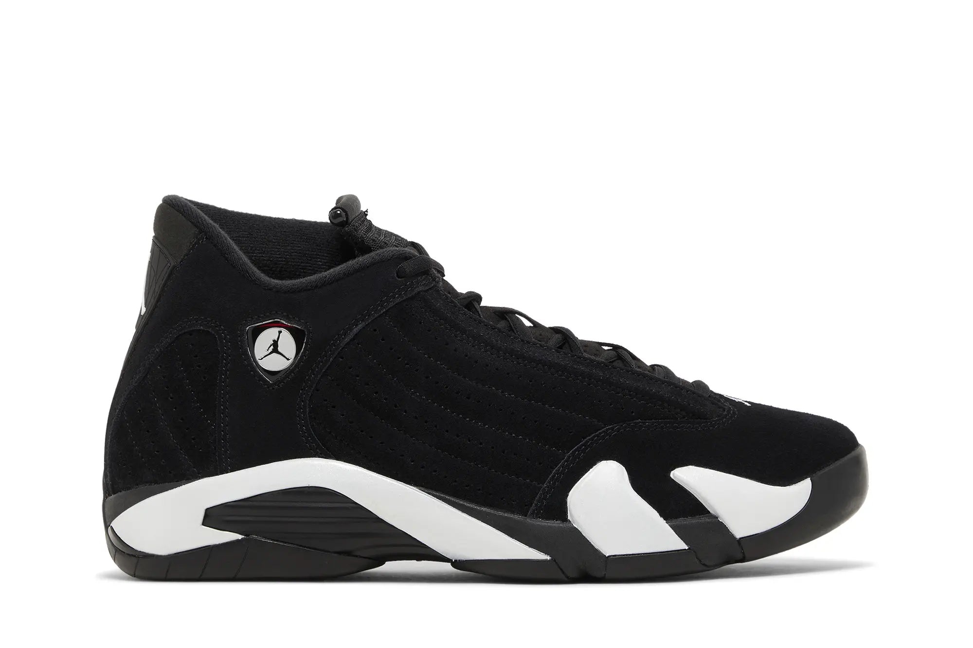 Jordan 14 Retro Black White - Classic Two-Tone Design with Zoom Air Cushioning