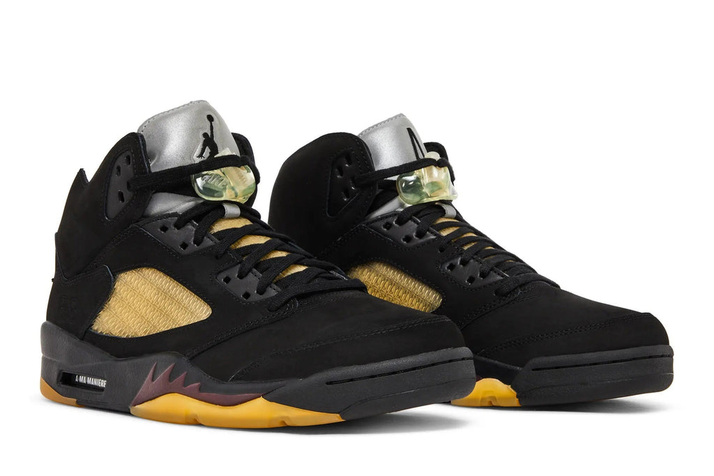 A Ma Maniére x Jordan 5 Retro 'Dusk' - Black Nubuck Limited Collaboration