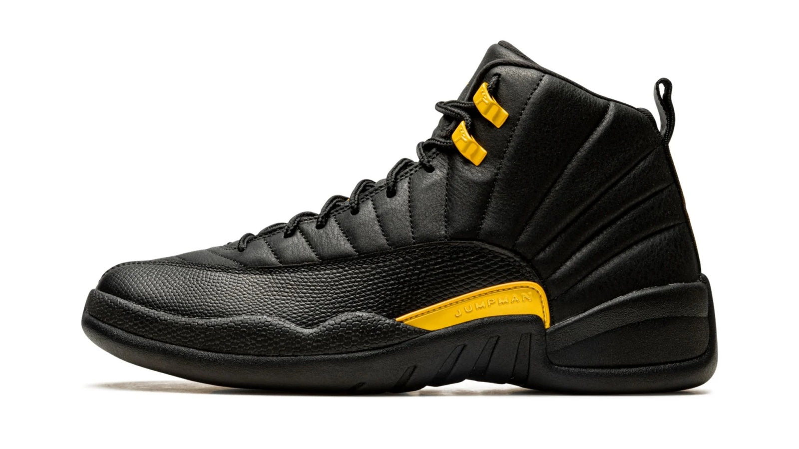 Air Jordan 12 Retro Black Taxi - Classic Signature Sneaker with Zoom Air