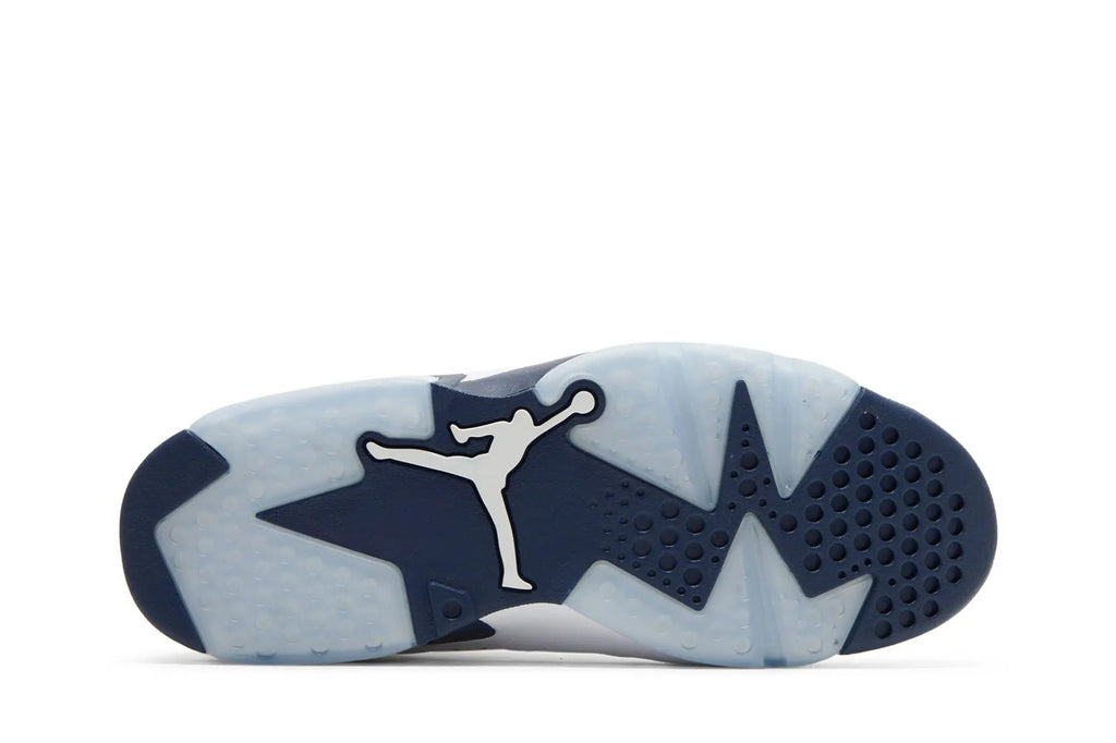 Jordan 6 Retro 'Midnight Navy' 2022 - White & Navy Blue Classic Sneaker