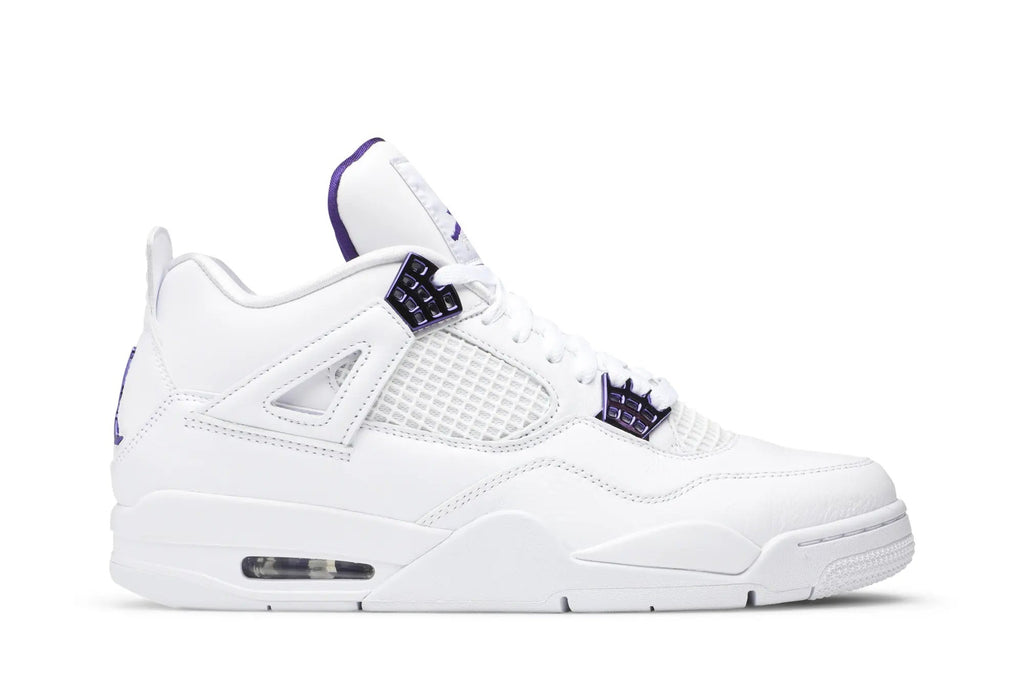 Air Jordan 4 Retro 'Metallic Court Purple' - Classic Basketball Sneaker