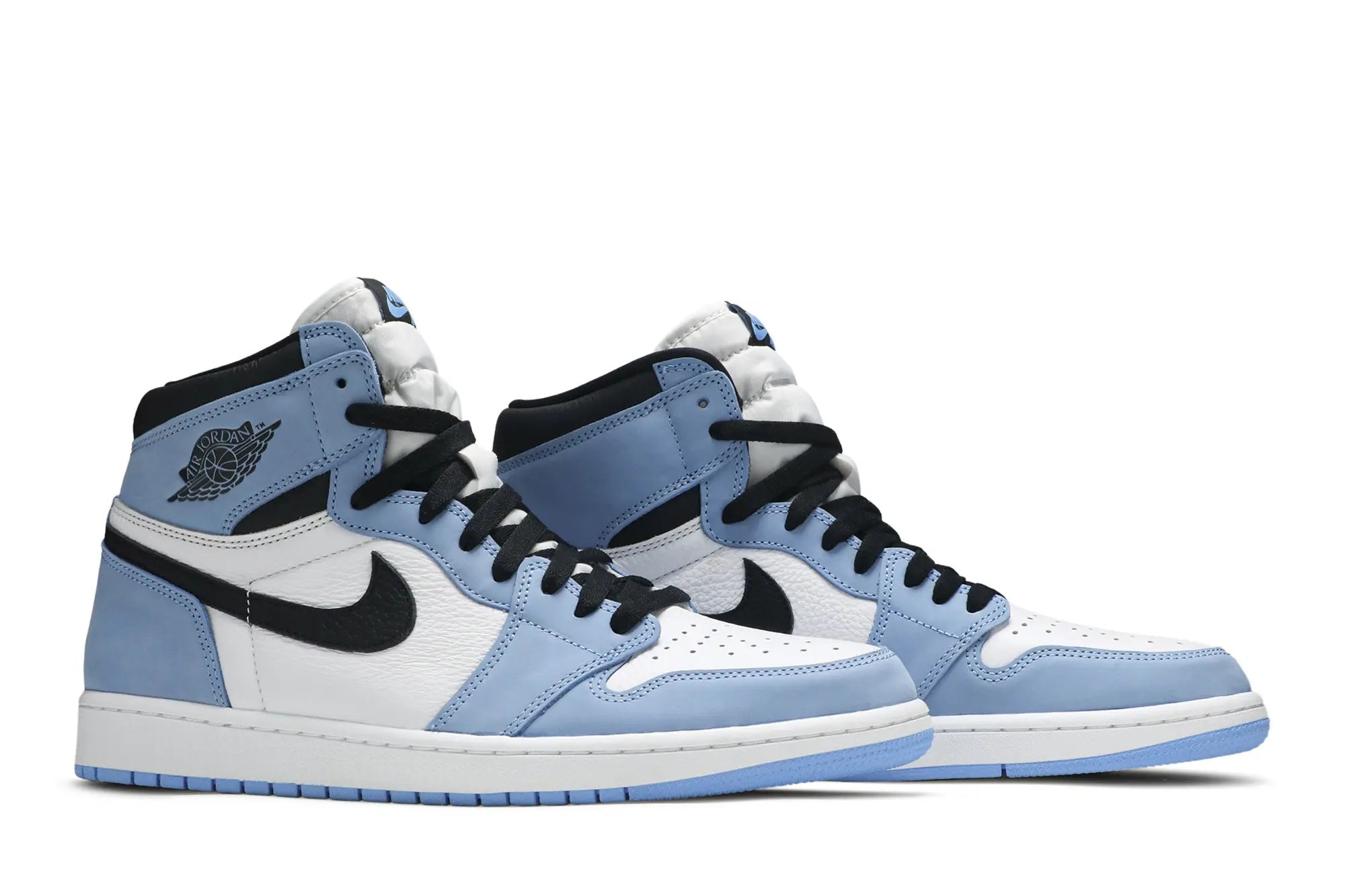 Jordan 1 Retro High OG 'University Blue' - Classic UNC-Inspired Leather Sneaker