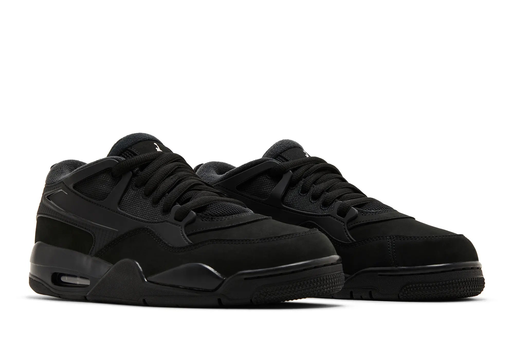 Air Jordan 4 RM 'Black Cat' - Premium Nubuck Low-Cut Sneaker