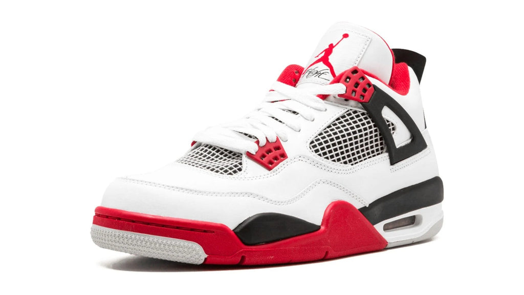 Air Jordan 4 Retro Fire Red - Classic 1988 Court Colorway