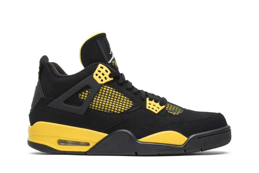 Air Jordan 4 Retro 'Thunder' 2012 Black Tour Yellow