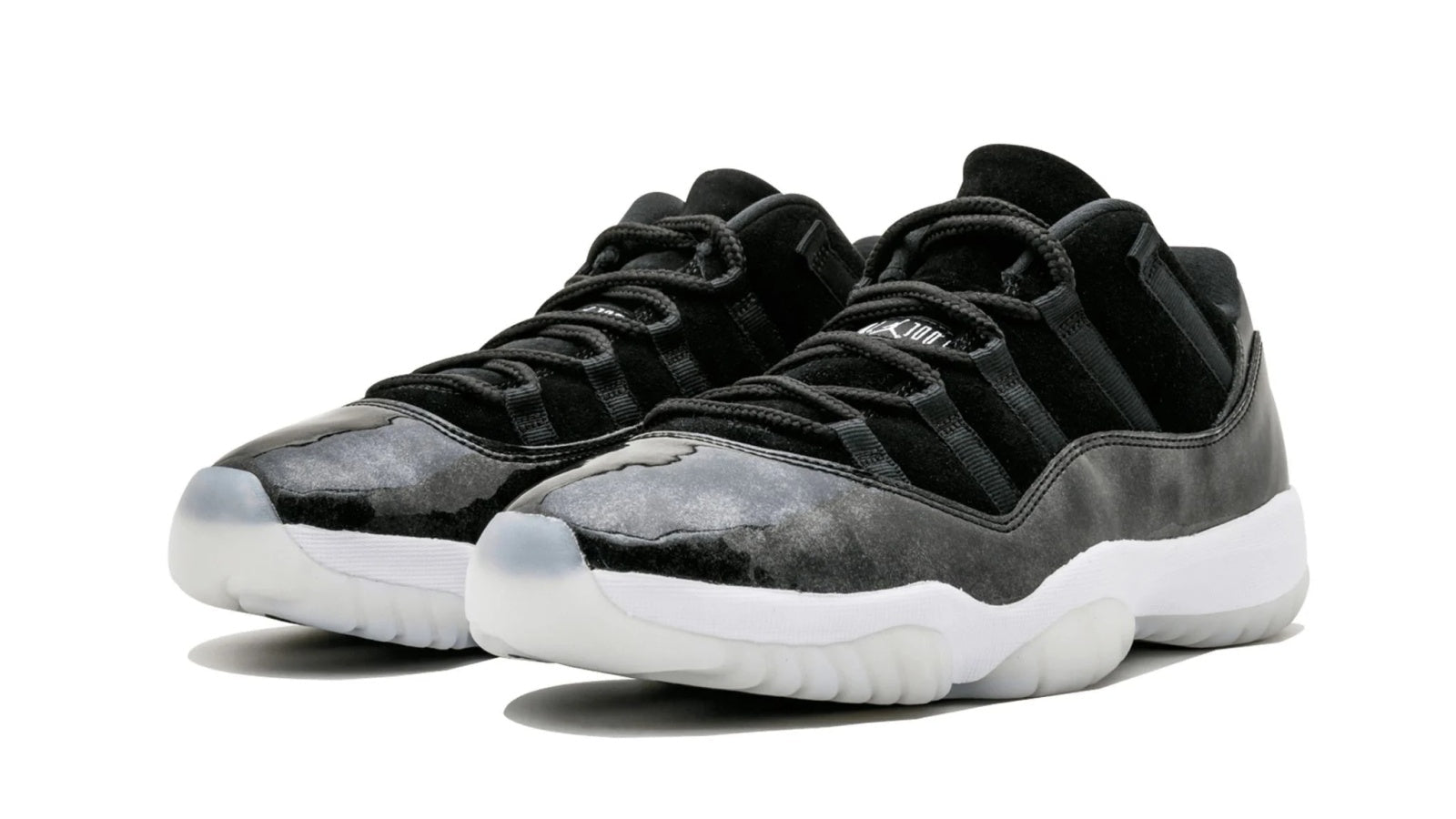 Air Jordan 11 Retro Low "Barons" - Black & White Limited Edition