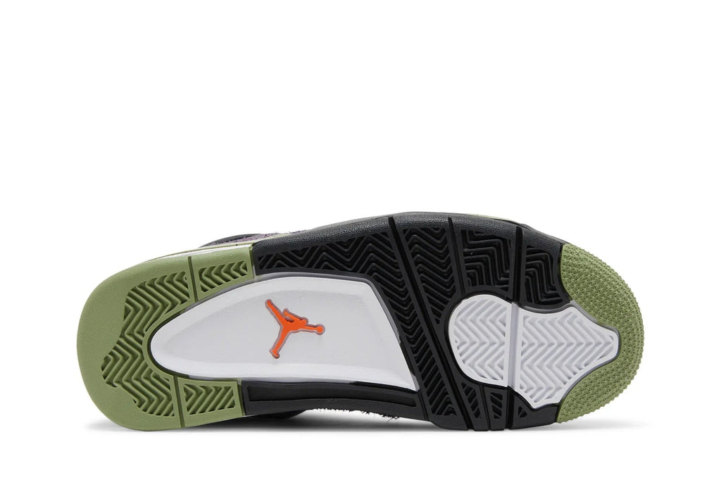 Women's Air Jordan 4 Retro 'Canyon Purple' - Shaggy Suede Retro Sneaker
