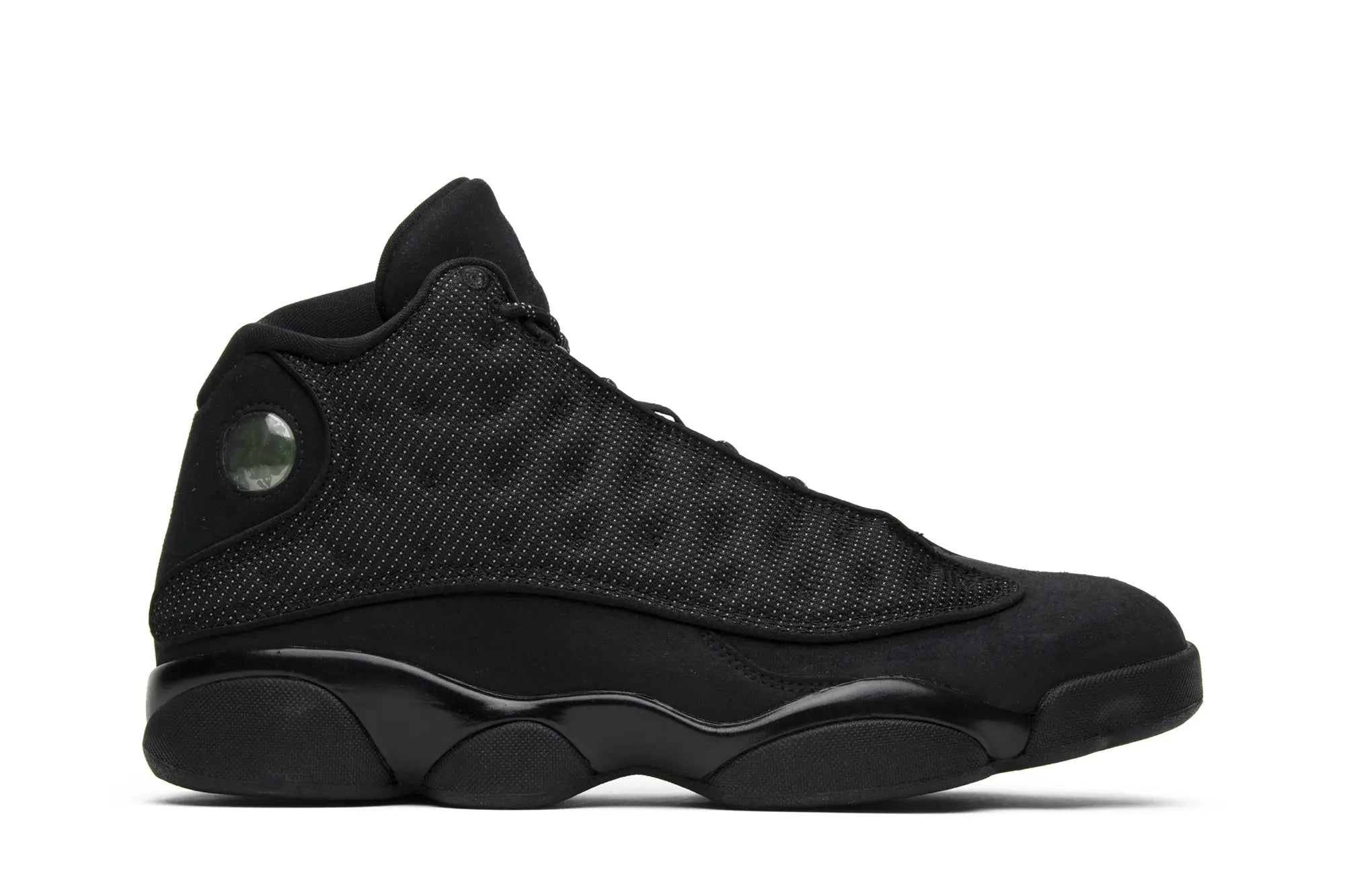 Jordan 13 Retro 'Black Cat' - Iconic Black Suede Sneaker with Zoom Air Cushioning