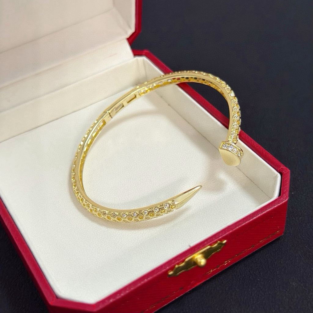 Diamond-Set Love Bracelet | Bold Lines | Timeless Classic
