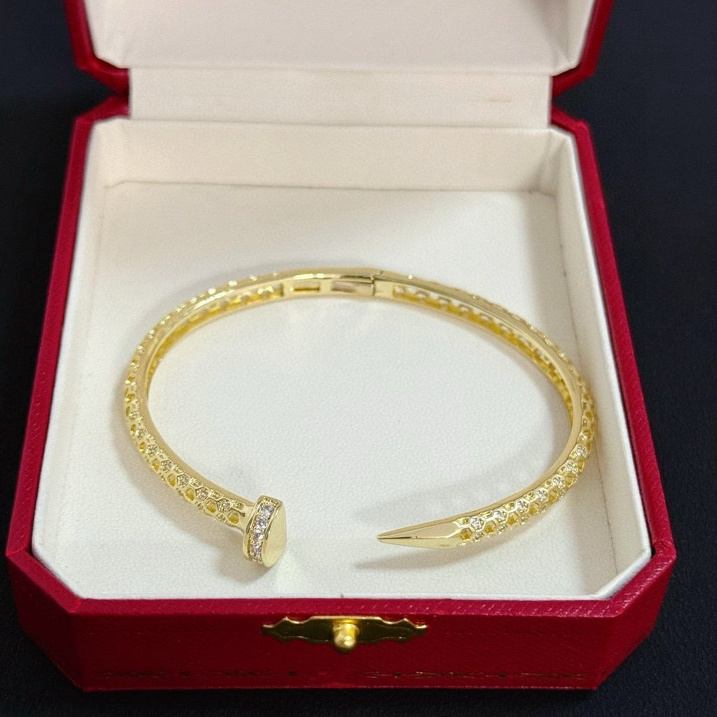 Diamond-Set Love Bracelet | Bold Lines | Timeless Classic
