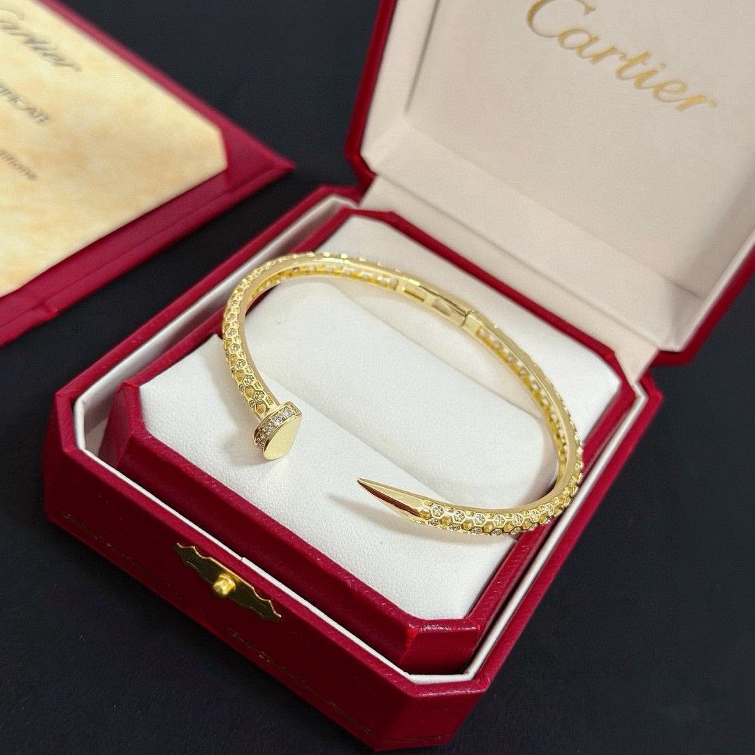 Diamond-Set Love Bracelet | Bold Lines | Timeless Classic