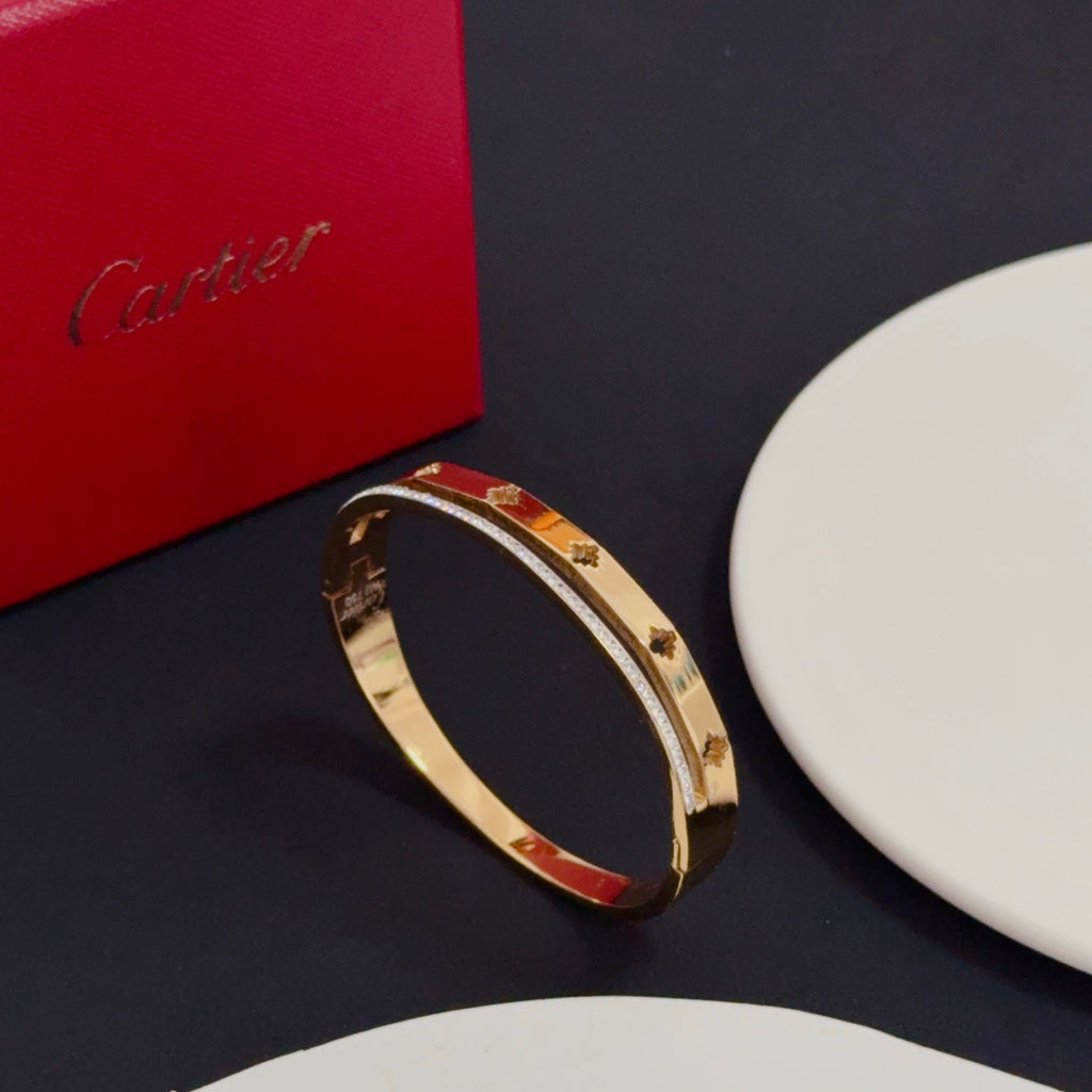 Panther Collection Bracelet | Diamond-Set V-Gold | Unisex