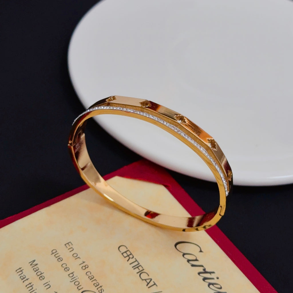 Panther Collection Bracelet | Diamond-Set V-Gold | Unisex